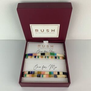 New Rush by Denis & Charles One For You One For Me 4 Bracelet Stone Friendship